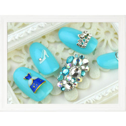 ネイルパーツ (ゴールド/シルバー) ネイルジュエリー プリンセスのおとぎ話メタルパーツ | ジェルネイル ネイル パーツ ジェル ネイル用品 メタル ネイルアート ゴールドパーツ シルバーパーツセルフジェルネイル ジェルネイル用品 ジュエリー デコパーツ セルフジェルネイル