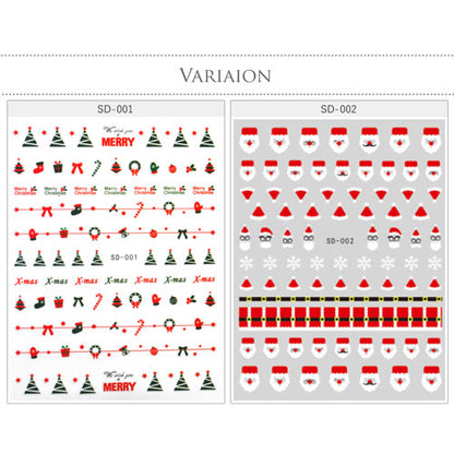 クリスマス サンタ トナカイ 文字 雪だるま 冬 ウィンター ネイルシール 極薄 透けない ネイルアート | ジェルネイル ネイル パーツ ネイル用品 ネイルパーツ シール ジェル クリスマスネイルシール ジェルネイルシール 貼るだけ ネイルアートシール アート セルフネイル