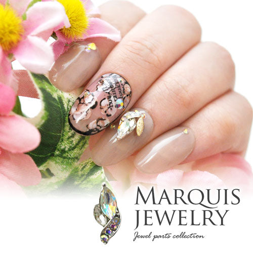 ネイルパーツ マーキスジュエリー パーツ メタルパーツ ビジュー | ネイル ジェルネイル パーツ ネイル用品 デコ ネイルジュエリー シルバー クリスタル ネイルアート ネイルグッズ デコパーツ ジェルネイルアート メタル ジェル ジェルネイルパーツ ネイル工房