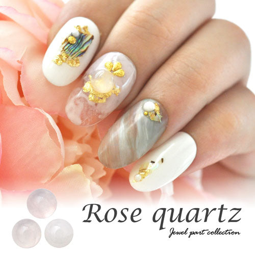 パワーストーン 天然石 ローズクォーツ ジェルネイル ラインストーン 2粒入り ネイル ストーン パーツ 石 ネイル用品 ネイルパーツ ネイルジュエリー|ジェル ネイルアート レジン セルフネイル セルフジェルネイル アート グッズ ジェルネイルパーツ アクセサリー デコパーツ