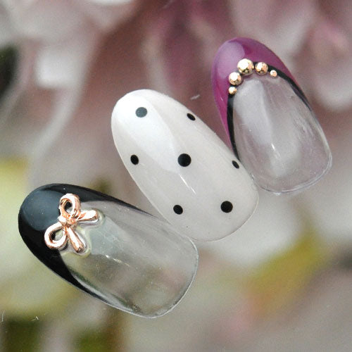 ピンク リボン ネイルパーツ 12個 全品半額クーポン配布中(10/22〜) メタルパーツ リボン ネイル