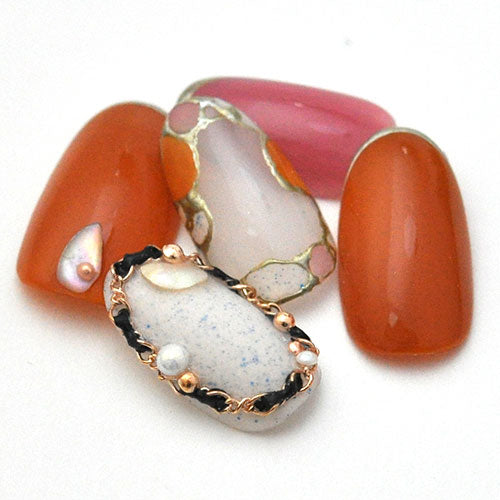 メタルパーツ チェーン 大小チェーン 飾りチェーン ピンクゴールド シルバー ネイルアート ジェルネイル ネイル フレーム ネイルパーツ | パーツ ネイル用品 ジェル ジェルネイルパーツ デコパーツ セルフ ゴールドパーツ セルフネイル ネイル工房