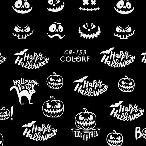 ハロウィン ネイルシール 極薄 かぼちゃ ゴースト 仮装 ネイルアート