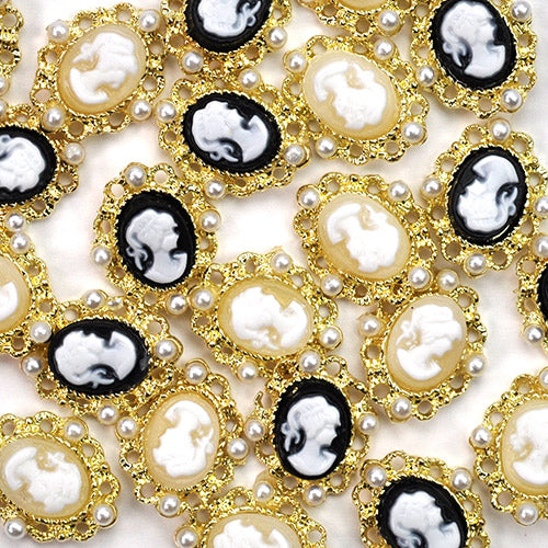 ネイルパーツ カメオ メ2個入 タルパーツ | ジェルネイル ネイル