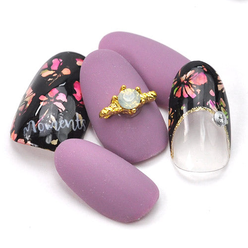 ネイルパーツ 2個入 ネイルジュエリー 1粒ストーン指輪 ネイルアクセサリー|ジェルネイル  ネイル パーツ ネイル用品 ジェル ストーン ラインストーン ネイルジュエリー オパール パール アート ジェルネイルパーツ クリスタル 宝石ネイル ネイル工房