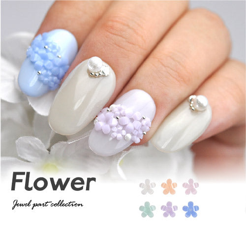 フラワー てんこ盛りセット パステルカラー 3Dネイル ジェルネイル