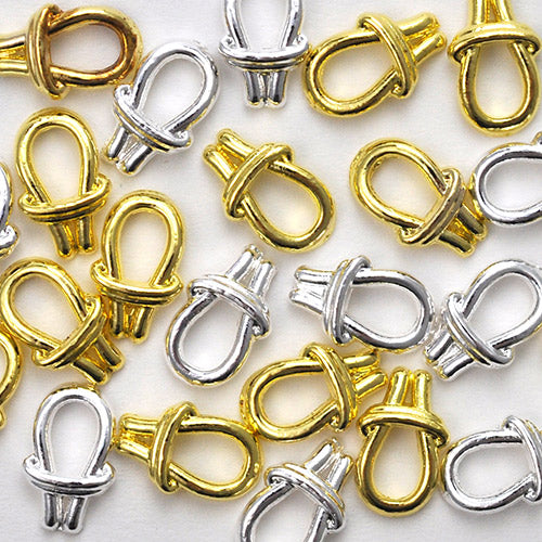 ネイルパーツ 5個入 メタルパーツ ベルト 金具 ヒモ チェーン メタル
