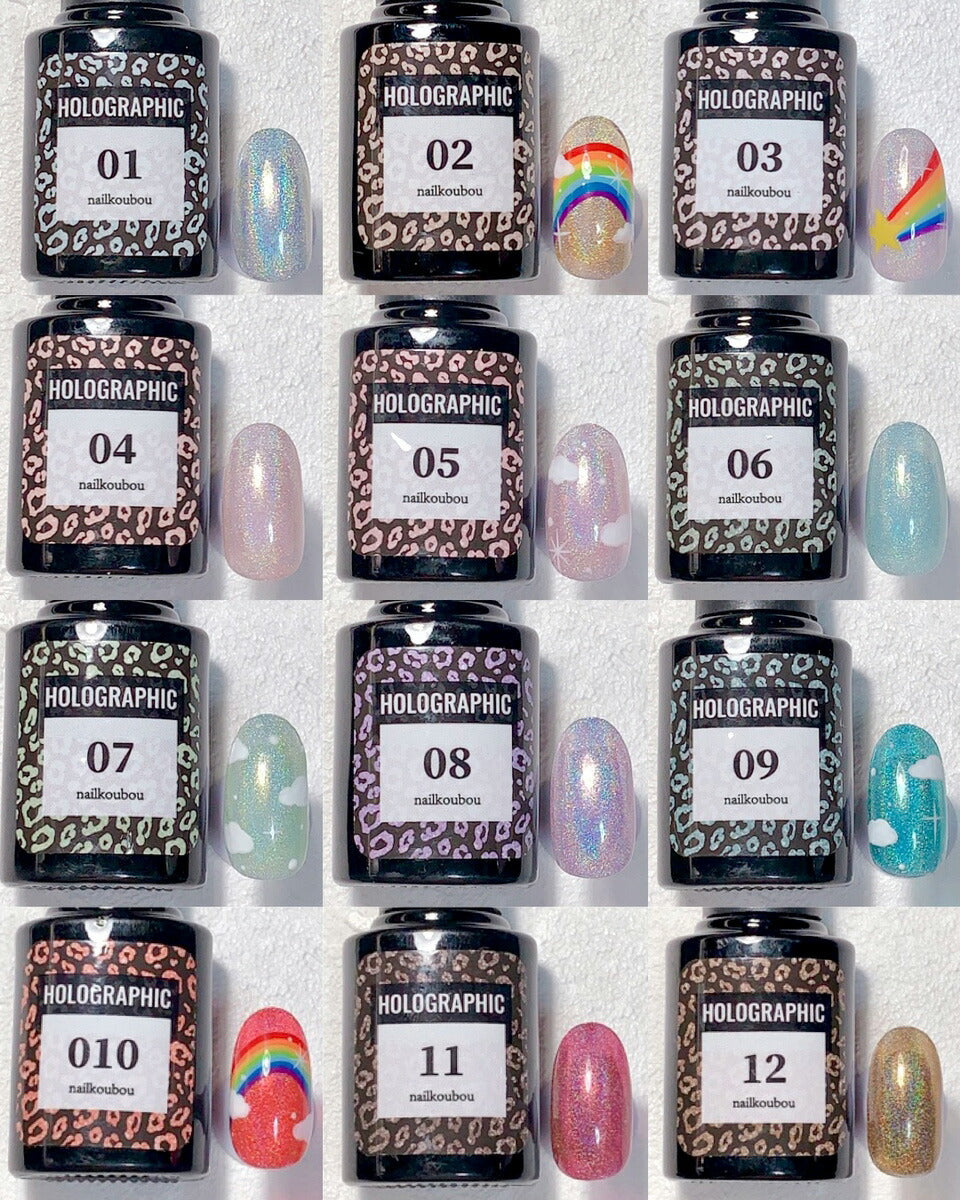 塗るだけでユニコーンの輝き ホログラフィックジェル カラージェル