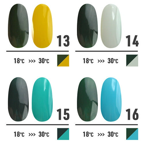 全20色セット】ジェルネイル カラージェル 温度で色が変わる「color