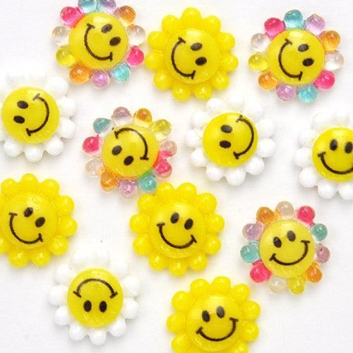 ネイルパーツ 2個入 スマイル 原宿系 スマイルパーツで笑顔ネイル