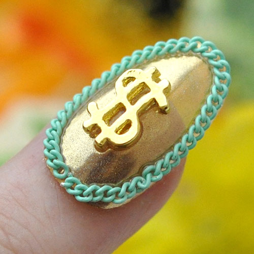 ネイルパーツ ドル お金 アメリカ ネイルアート ネイルジュエリー ゴールド ジェルネイル メタルパーツ | ネイル パーツ ジェル ネイル用品 メタル デコパーツ ネイルグッズ ネイルパーツ ジェルネイルパーツ ジェルネイル用品 セルフネイル ネイル工房