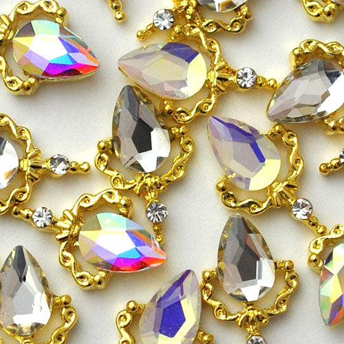 コンパクトミラージュエリー 2個 スティック 魔法 クリスタル ネイル