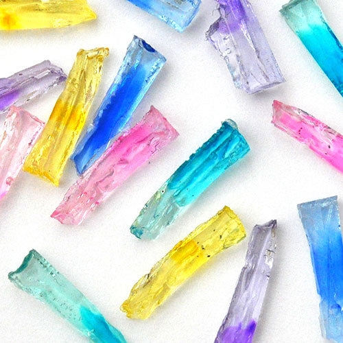 ネイルパーツ 天然石風クラスター 3個 カラフル | ジェルネイル ネイル パーツ ネイル用品 ジェル ネイルパーツ ストーン ワイヤー 天然石 石 ターコイズ アメジスト ローズクォーツ ネイルアート パワーストーン ジェルネイルパーツ ビジュー