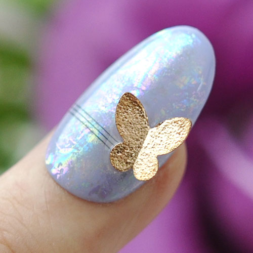 蝶々 5個入 立体 メタルパーツ ネイルジュエリー ネイルパーツ ( ゴールド / シルバー / ピンク ) 蝶 フラワーアート ネイルアート | ジェルネイル ネイル パーツ 花 ジェル ネイル用品 メタル デコパーツ ジュエリーネイル ゴールドパーツ ジェルネイルパーツ ネイル工房