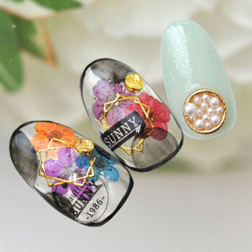 ネイルパーツ パールディッシュ パールを盛ったメタルパーツ ネイルジュエリー| ネイル パーツ パール ゴールド ネイル用品 ジェル レジン メタルパーツ ハンドメイド ジェルネイルパーツ パール ジェルネイル用品 ネイルアート  アクセサリー ネイル工房