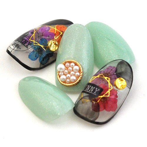 ネイルパーツ パールディッシュ パールを盛ったメタルパーツ ネイルジュエリー| ネイル パーツ パール ゴールド ネイル用品 ジェル レジン メタルパーツ ハンドメイド ジェルネイルパーツ パール ジェルネイル用品 ネイルアート  アクセサリー ネイル工房