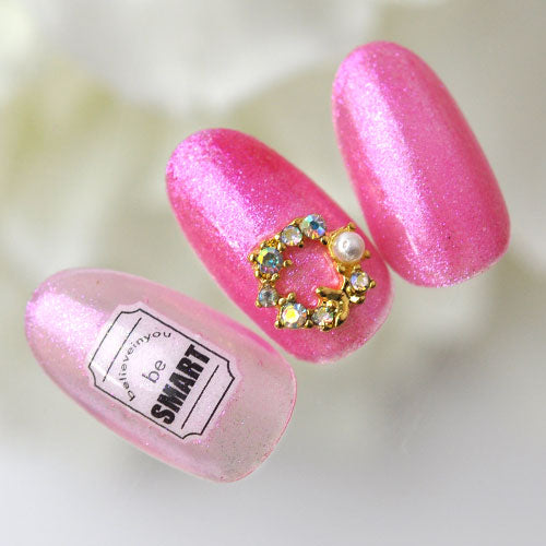 ネイルパーツ 2個入 フレーム 蝶々 リース ビジュー ネイルアート ネイルジュエリー ジェルネイル メタルパーツ | ネイル パーツ ネイルパーツ ジェル ネイル用品 ゴージャス ジュエリーネイル ネイルグッズ ネイル工房