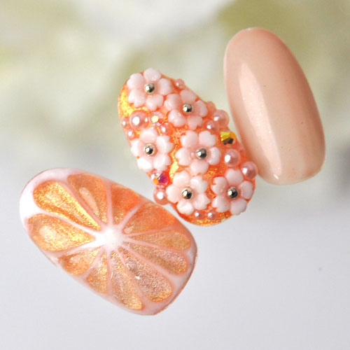 メタルパーツ フラワー お花 桜 さくら ネイルアート ネイルジュエリー シンプル ジェルネイル フラワーアート | ネイル パーツ ネイルパーツ ジェル ネイル用品  ジュエリーネイル ネイルグッズ フラワーパーツ ネイル工房