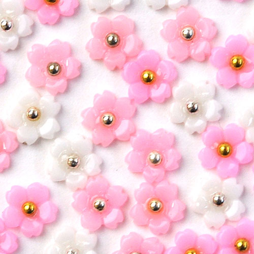 メタルパーツ フラワー お花 桜 さくら ネイルアート ネイルジュエリー シンプル ジェルネイル フラワーアート | ネイル パーツ ネイルパーツ ジェル ネイル用品  ジュエリーネイル ネイルグッズ フラワーパーツ ネイル工房