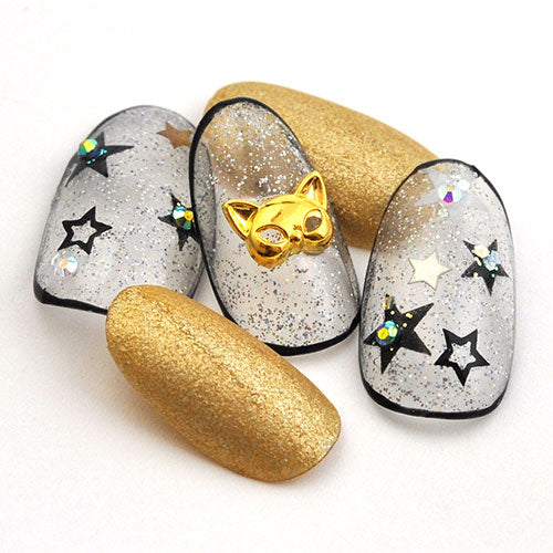 ネイルパーツ メタルパーツ ねこ 猫 ネコ 仮面 マスク small