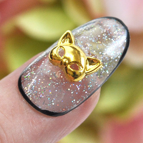 ネイルパーツ メタルパーツ ねこ 猫 ネコ 仮面 マスク small