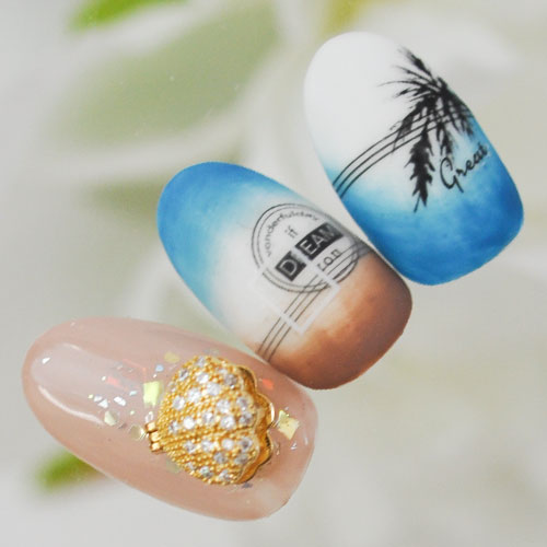 ネイルパーツ メタルパーツ マリンパーツ ネイルジュエリー  ゴールド ロケットペンダント シェル 貝 ジルコニア | メタル ネイル パーツ ジェルネイル ネイル用品 ネイルパーツ ジェル シェル スタッズ 夏 マリン シェルパーツ メタルスタッズ ネイル工房