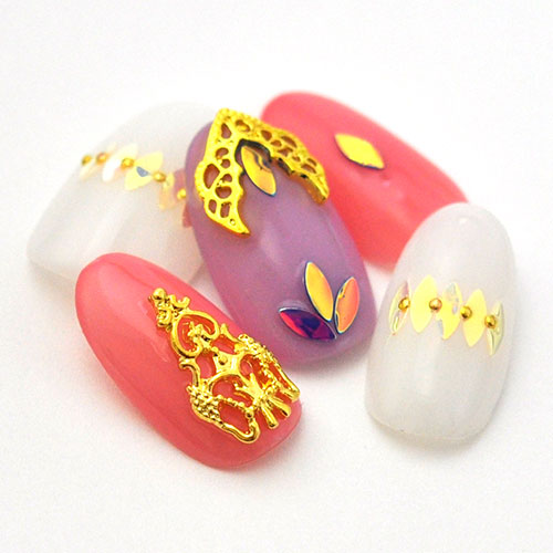 ネイルパーツ アジアン アジア ゴージャス パンク ネイティブ 宝石