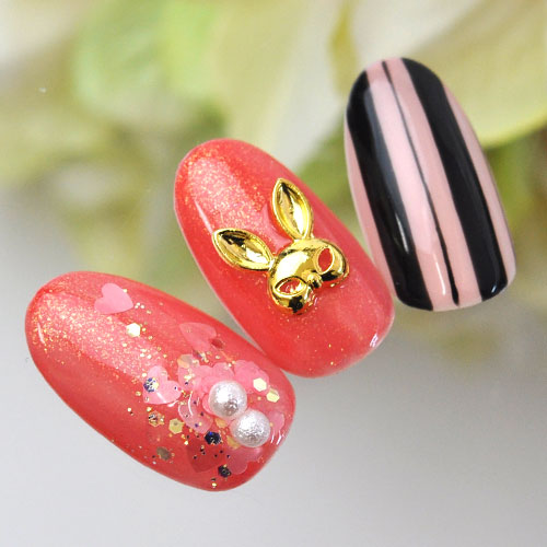 ネイルパーツ メタルパーツ アニマル うさぎ 仮面 マスク ハロウィン | ネイル ジェルネイル パーツ ネイル用品 デコ ネイルジュエリー ゴールド ネイルアート ネイルグッズ デコパーツ メタル ジェル ジュエリー ジェルネイル用品 ネイル工房 アート セルフネイル