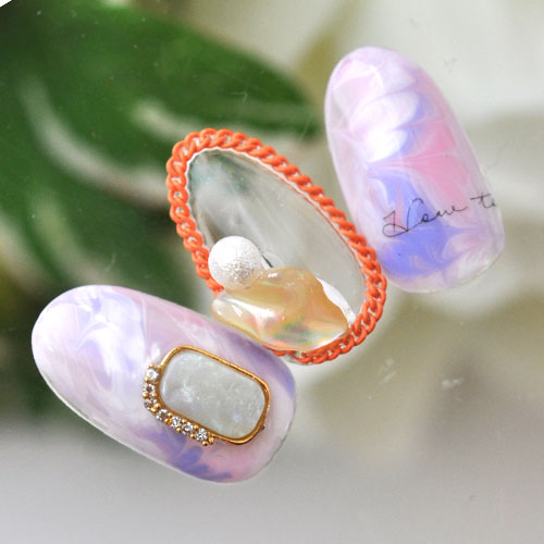 ネイルパーツ メタルパーツ ネイルジュエリー オパール クリア プレート ジルコニア | メタル オパール ネイル パーツ ジェルネイル ネイル用品 ネイルパーツ ジェル メタルスタッズ ネイル工房