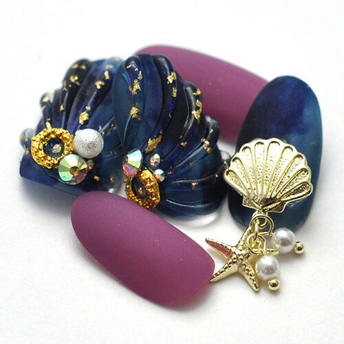 メタルパーツ ネイルジュエリー ネイルパーツ ヒトデ 貝 スウィング パール マリンパーツ「シェル・貝」 | メタル ネイル パーツ ジェルネイル ネイル用品 ネイルパーツ ジェル シェル スタッズ 夏 マリン シェルパーツ メタルスタッズ ネイル工房