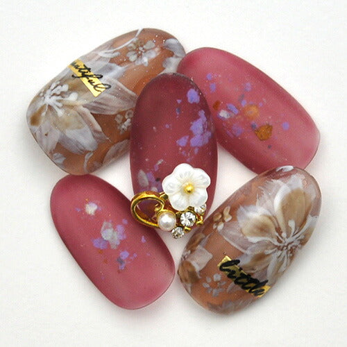 ネイルパーツ 2個入 メタルパーツ フラワー ハート クリスタル パール ゴールド ストーン ネイルアート ジュエリー ジェルネイル ネイル アート ネイルパーツ | パーツ ネイル用品 ジェル ジェルネイルパーツ 花 ジェルネイル用品 ネイルグッズ  ネイル工房