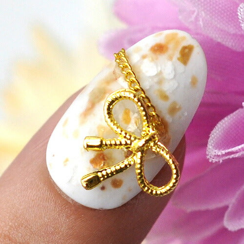 リボン メタルパーツ ネイルパーツ ネイルジュエリー 水引 和風 ゴールド シルバー 七五三 | ジェルネイル ネイル用品 ジェル ネイルパーツ ラインストーン ストーン リボンモチーフ スタッズ モチーフ 石 メタルスタッズ ネイル工房