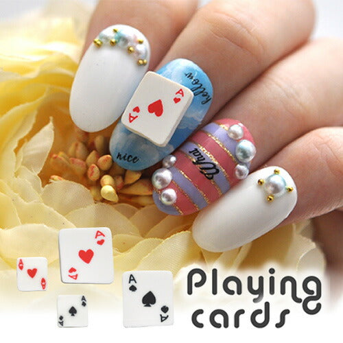 ネイルパーツ 粘土 トランプ ハート スペード | おとぎ話 カード アリス ネイル ジェルネイル パーツ ネイル用品 デコ ネイルジュエリー ゴールド ネイル工房 ネイルアート ネイルグッズ デコパーツ ジェルネイルアート メタル ジェル ジェルネイルパーツ