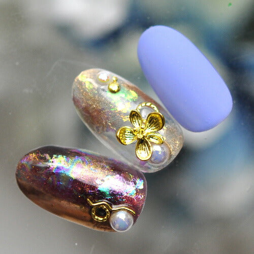 メタルパーツ 立体的なお花 ネイルアート ゴールド シンプル ジェルネイル 5個入 フラワーアート 和 | ネイル パーツ ネイルパーツ ジェル ネイル用品 フラワー メタル フラワーパーツ 花 ジュエリー ジェルネイル用品 ネイル工房