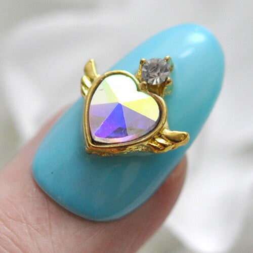 ネイルパーツ ハート 美少女 魔法 新色 | ネイル ジェルネイル パーツ ネイル用品 デコ ネイルジュエリー ゴールド ネイルアート デコパーツ メタル ジェル ジェルネイルパーツ メタルパーツ ジュエリー ジェルネイル用品 アート セルフネイル