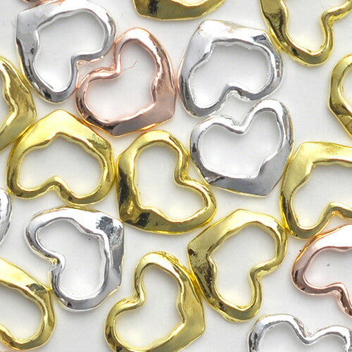 ネイルパーツ メタルパーツ フレーム 不規則 ハート ランダム | ネイル ジェルネイル パーツ ネイル用品 デコ ネイルジュエリー ゴールド ネイル工房 ネイルアート ネイルグッズ デコパーツ ジェルネイルアート メタル ジェル ジェルネイルパーツ