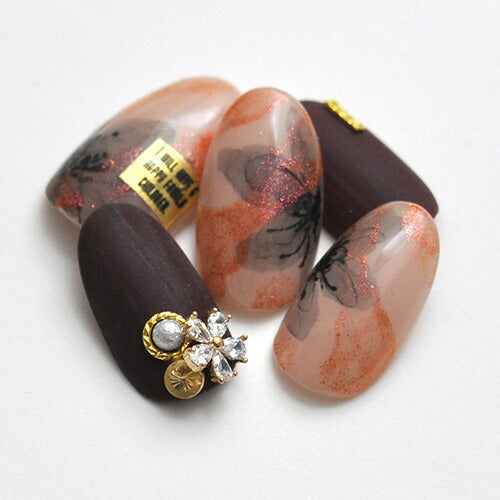 ネイルパーツ フラワー サクラ ブリア ジルコニア | ジェルネイル ネイル パーツ ジェル ネイル用品 ハンドメイド デコ メタル デコパーツ ネイルアート ジュエリーネイル ネイルグッズ ジルコニア ゴールドパーツ シルバーパーツ ネイル工房