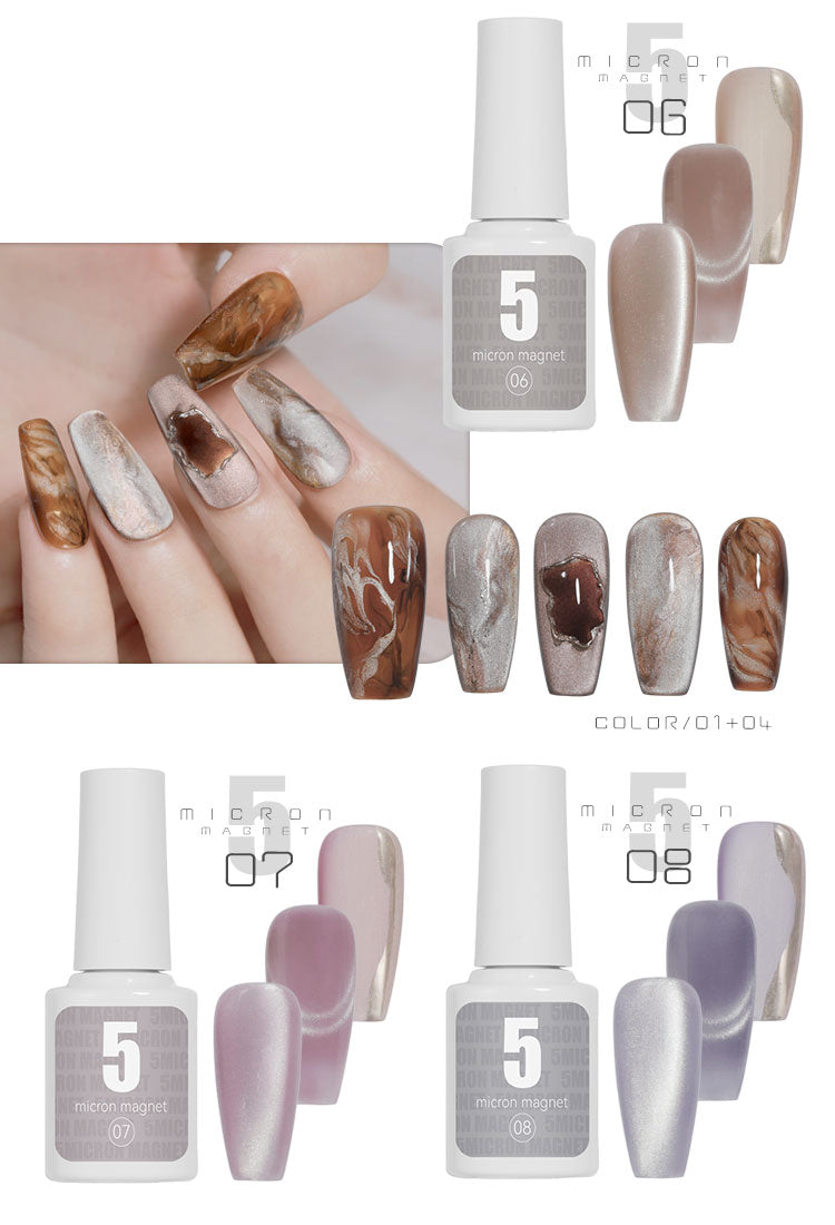 まるでセラミック 超微粒 5ミクロン マグネットネイル 「5micron Magnet」 カラージェル ジェルネイル クリアカラー  ネイルジェル アートジェル ジェルネイル用品 爪 カラージェルネイル ネイル工房 にわちゃん