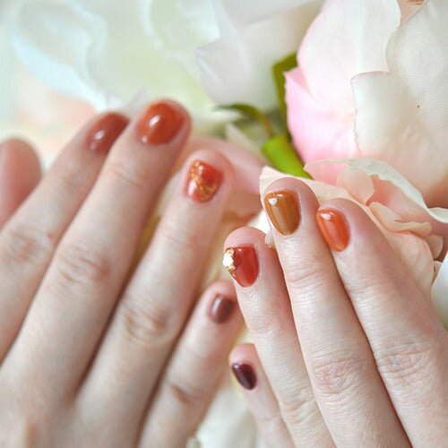 ちび爪さん、ショート爪さんにお勧め a la mode カラージェル ブラウン