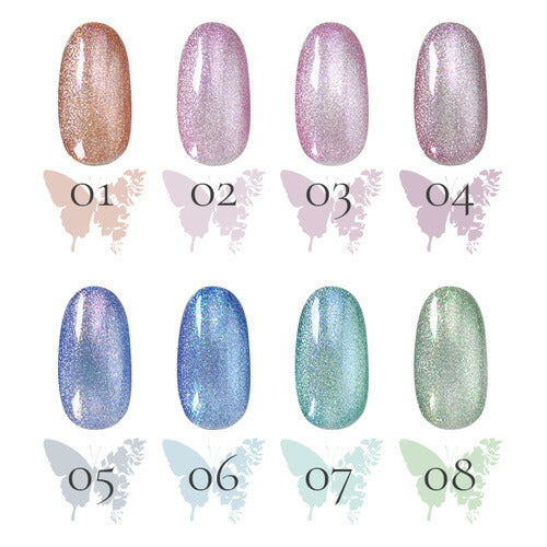 MISS BUTTERFLY ネイルカラー 4個セット mao nail MISS BUTTERFLY ネイルカラー 4色セット マオジェル新色
