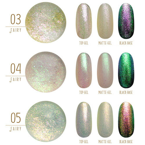 カラージェル 偏光ラメジェル 「フェアリージェル」 ジェルネイル | パール ラメ シェル カラー ポリッシュ ネイルジェル アートジェル ジェルネイル用品 爪 カラージェルネイル ジェルネイルアート ネイル工房