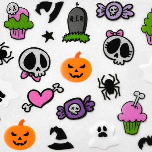ハロウィン かぼちゃ 文字 ミラーホイル| ジェルネイル ネイル パーツ