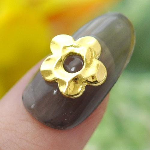 メタルパーツ フラワー お花 マリメッコ プレート ネイルアート ネイルジュエリー ゴールド シルバー シンプル ジェルネイル フラワーアート | ネイル パーツ ネイルパーツ ジェル ネイル用品  ジュエリーネイル ネイルグッズ フラワーパーツ ネイル工房