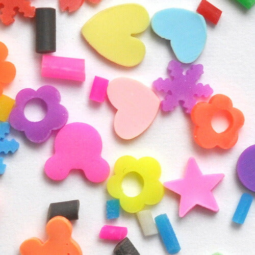 チョコスプレー 粘土製ホログラム 小分けケース入りホログラムセット | セット ホロ ジェル レジン ネイル ネイル用品 ネイルアート ピルケース  ネイルパーツ パーツ ジュエリー ジェルネイル用品 デコパーツ アート ネイル工房