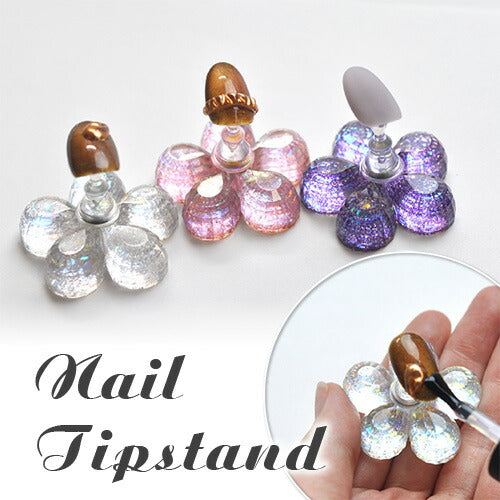 フラワーチップスタンド マグネット式 ネイルアート用 手作りネイル