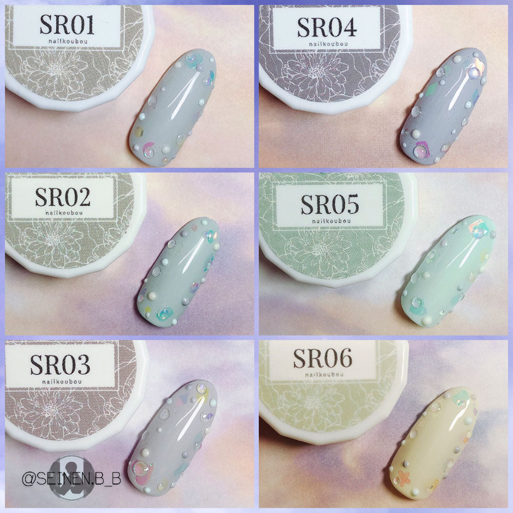 Select color SRシリーズ 白昼夢 パステル グレージュ カラージェル