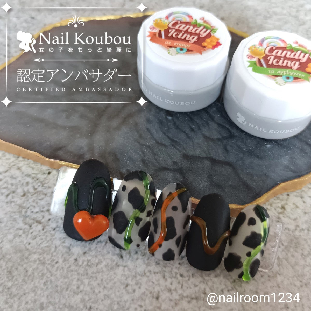 全10色セット】アイシングジェル CandyIcingGel ぷっくり 3Dアート