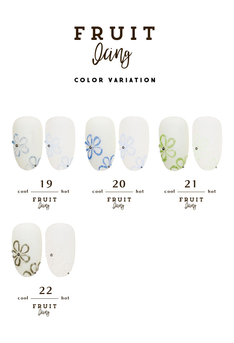 【Fruit★Icing1～12】カメレオン アイシング ジェルネイル カラージェル | カラー ポリッシュ ネイルジェル アートジェル ジェルネイル用品 爪 カラージェルネイル ジェルネイルアート ネイル工房 にわちゃん