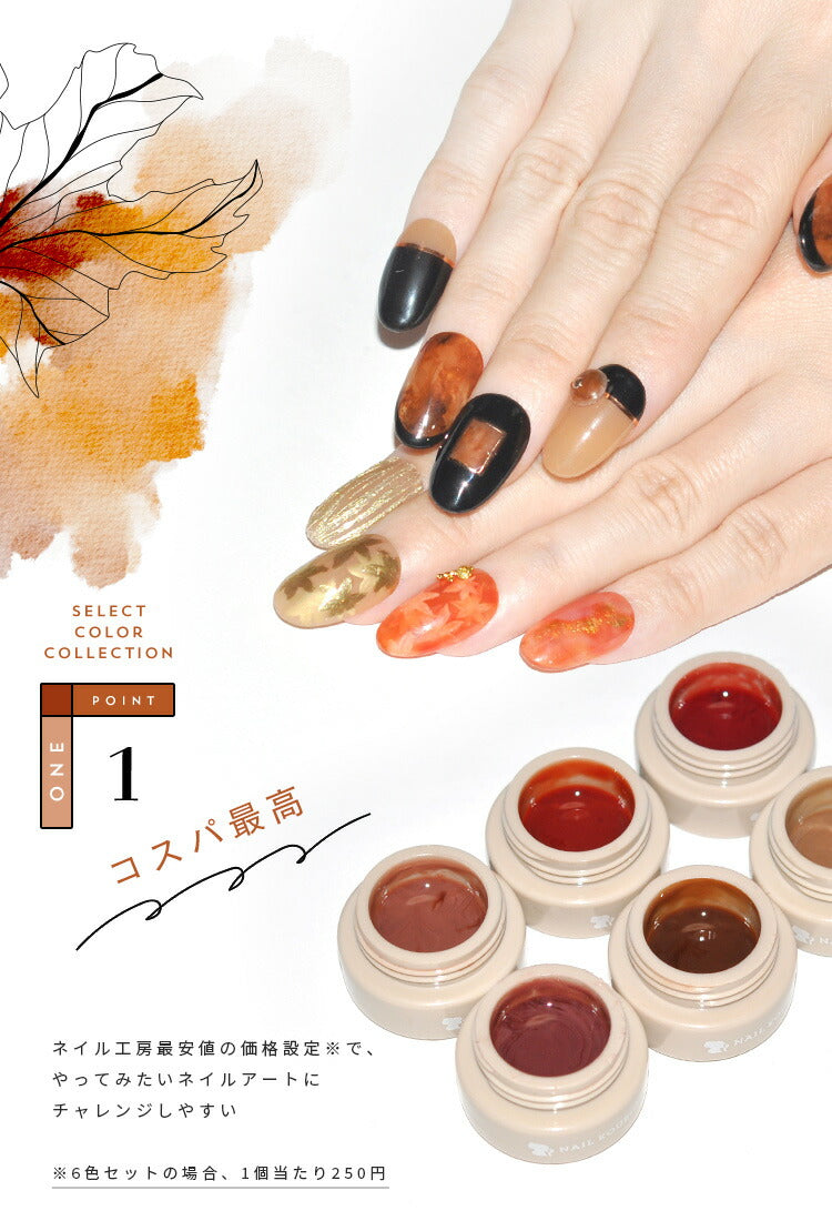 カラージェル 落ち着きシアー感 明るいテラコッタ 『夕焼け』DG