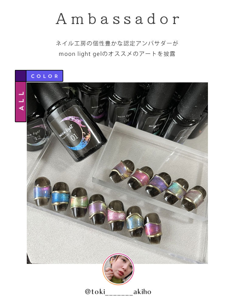 全12色セット】or【新色4本セット】マグネットネイル 偏光マグネット